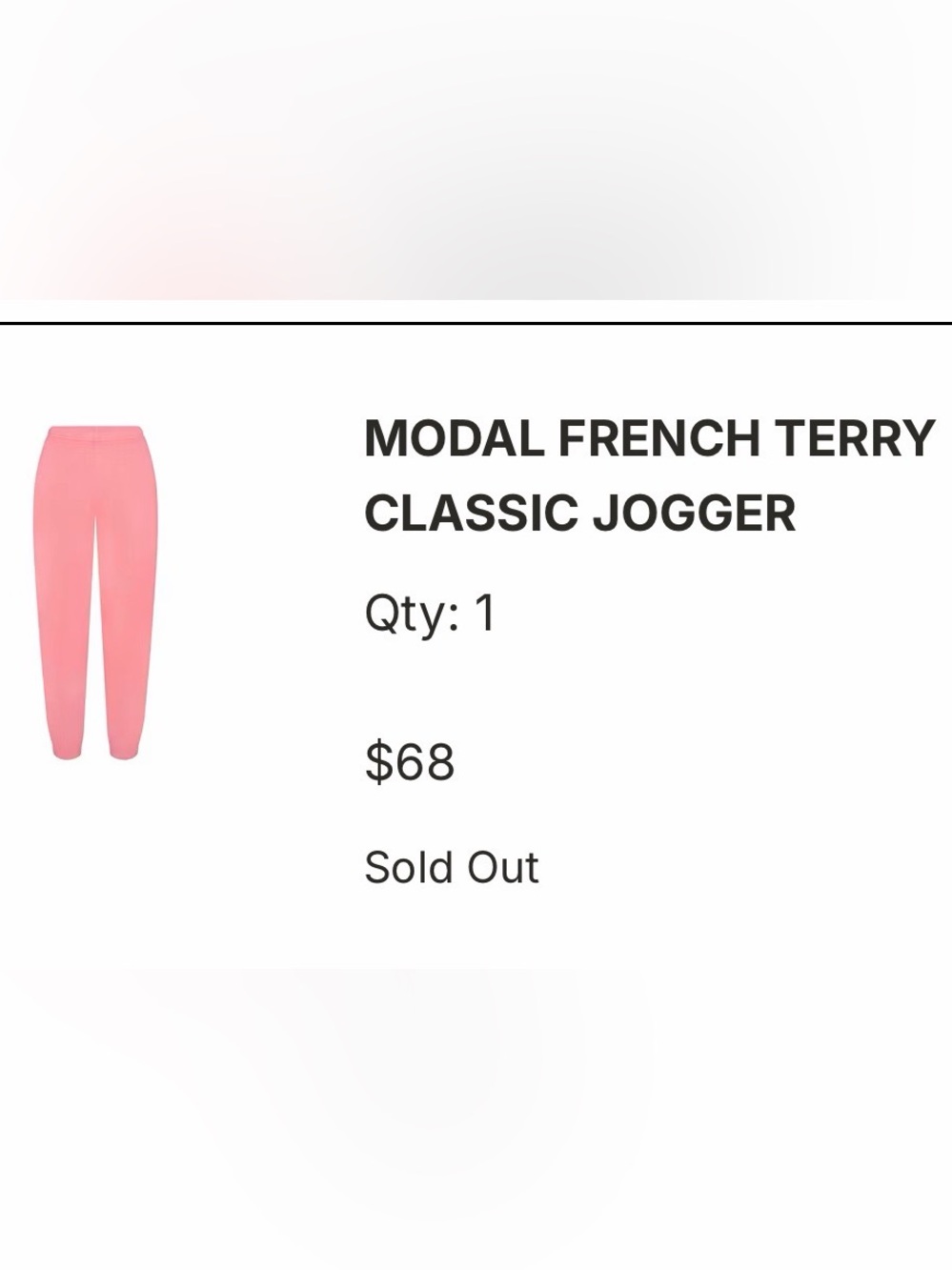SKIMS Modal French Classic Terry Joggers - Pink